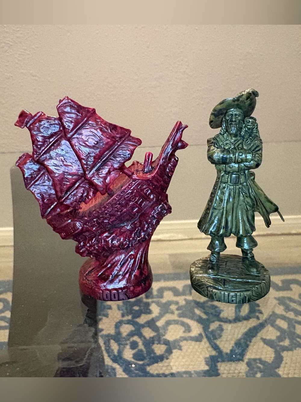 Disney Pirate's Of The Caribbean 2007 Replacement Chess Pieces ship jack sparrow
